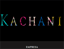 Tablet Screenshot of kachani.com.br